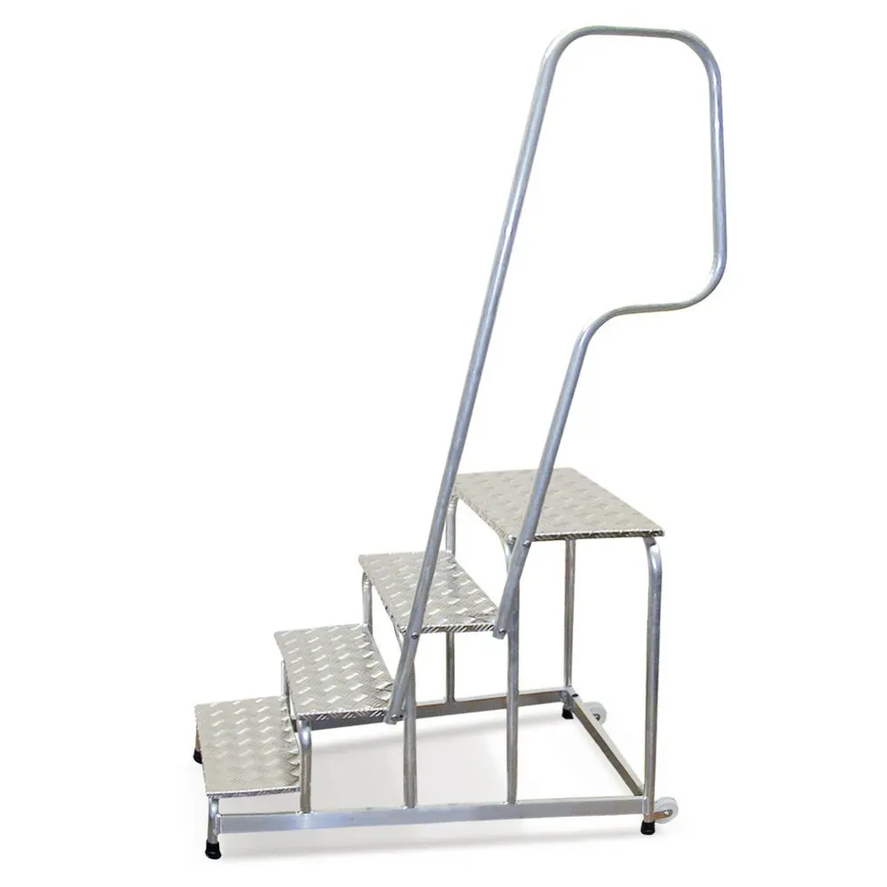 KRAUSE® STABILO Montagetritt mit Transportrollen, Standhöhe 1 m