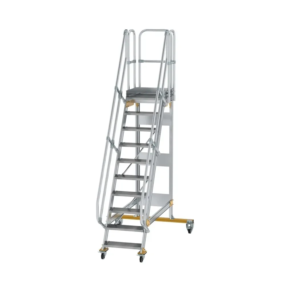 Munk Plattformtreppe fahrbar 60° Stufenbreite 600 mm 10 Stufen