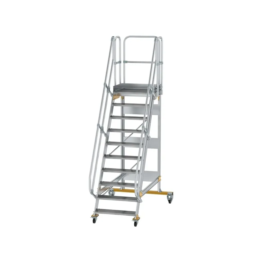 Munk Plattformtreppe fahrbar 60° Stufenbreite 800 mm 10 Stufen