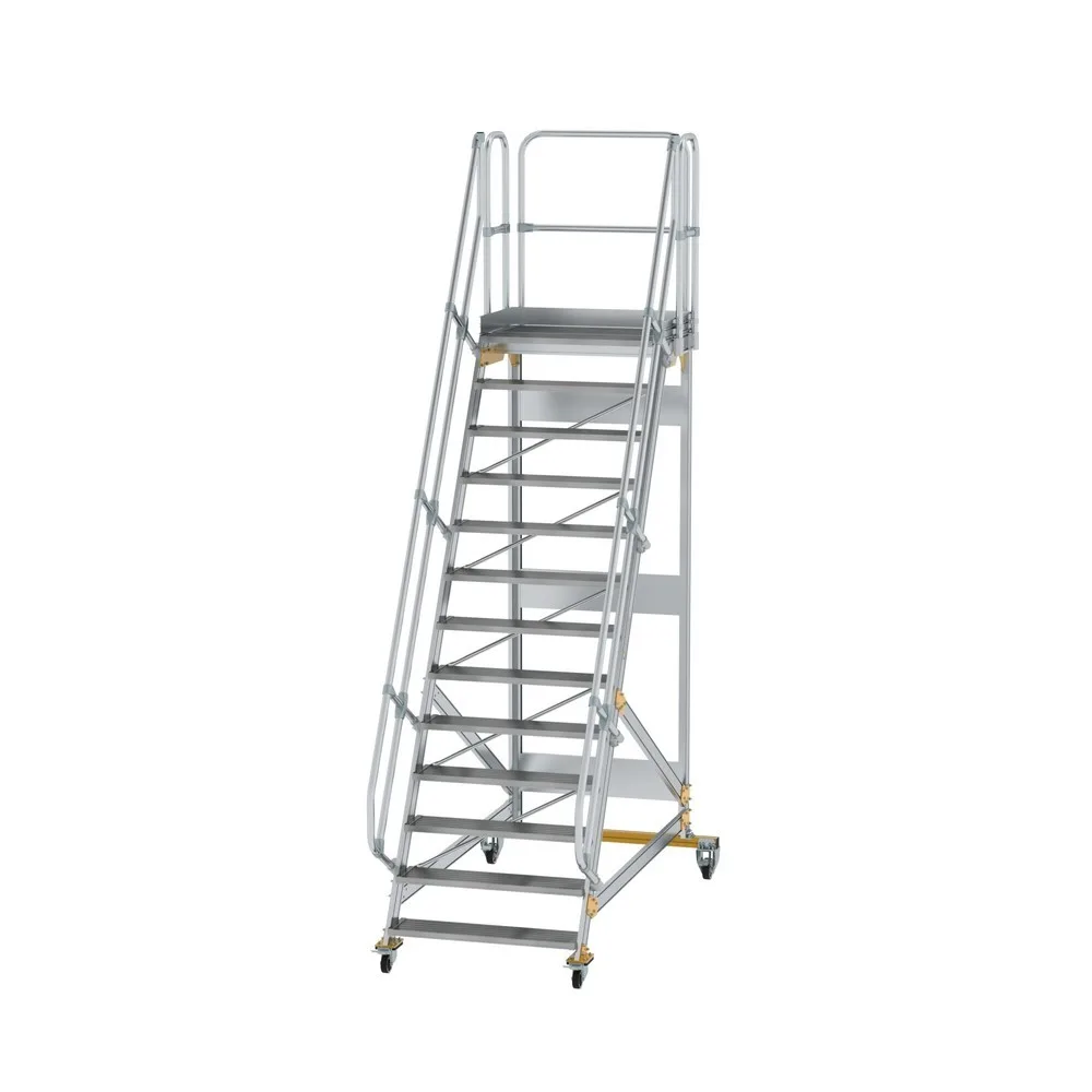 Munk Plattformtreppe fahrbar 60° Stufenbreite 1000 mm 13 Stufen
