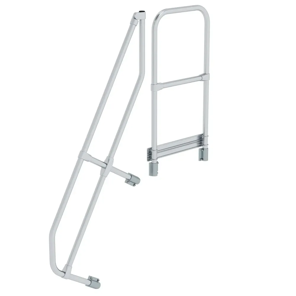 Munk Zweiter Handlauf für Treppe mit Plattform 60° 5 Stufen