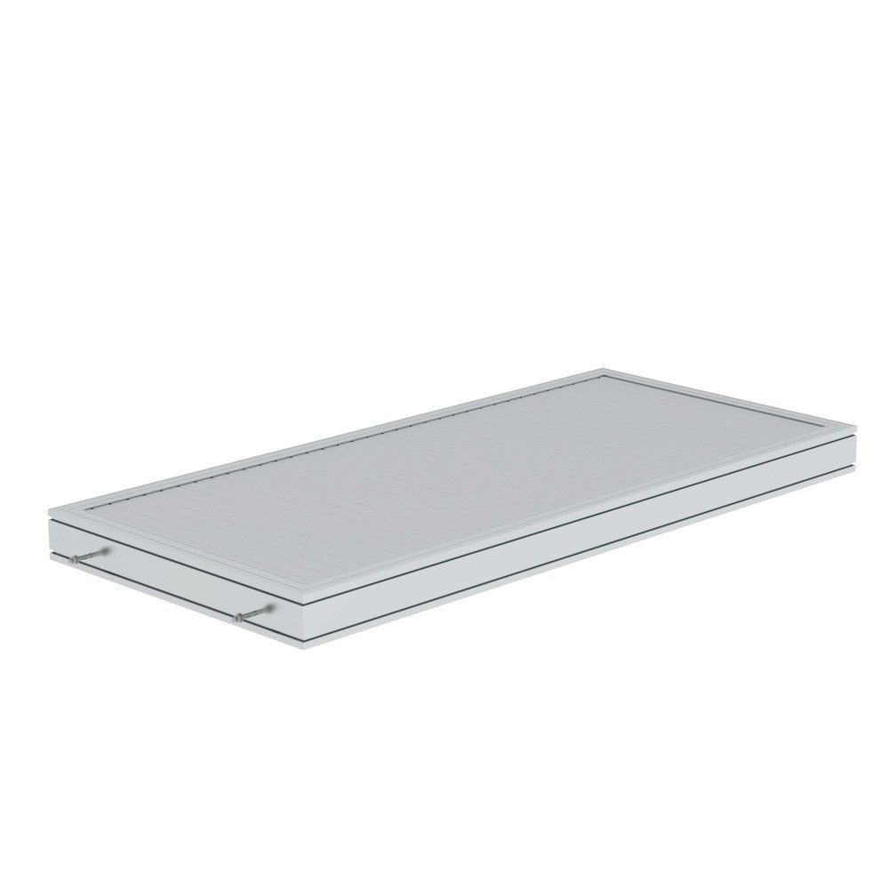 Munk Plattform Aluminium geriffelt Plattformlänge 1860 mm