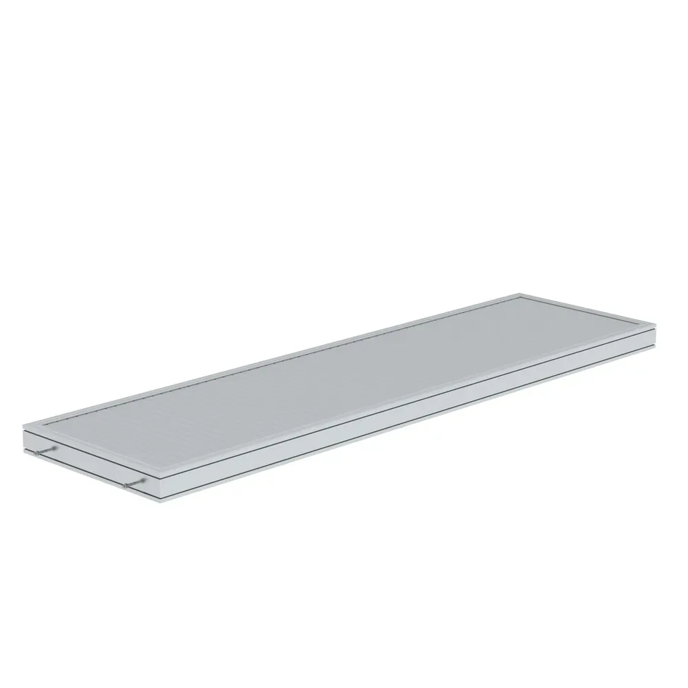 Munk Plattform Aluminium geriffelt Plattformlänge 3060 mm