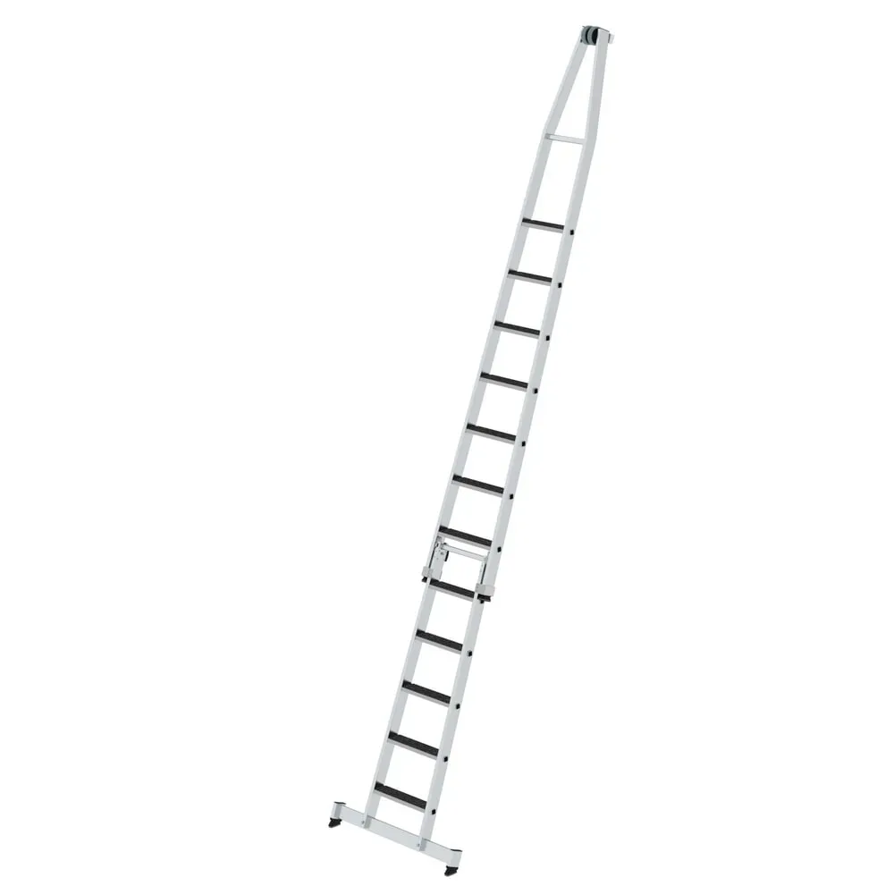 MUNK Günzburger Steigtechnik 040740 Aluminium Glasreinigerleiter Arbeitshöhe (max.): 470 cm