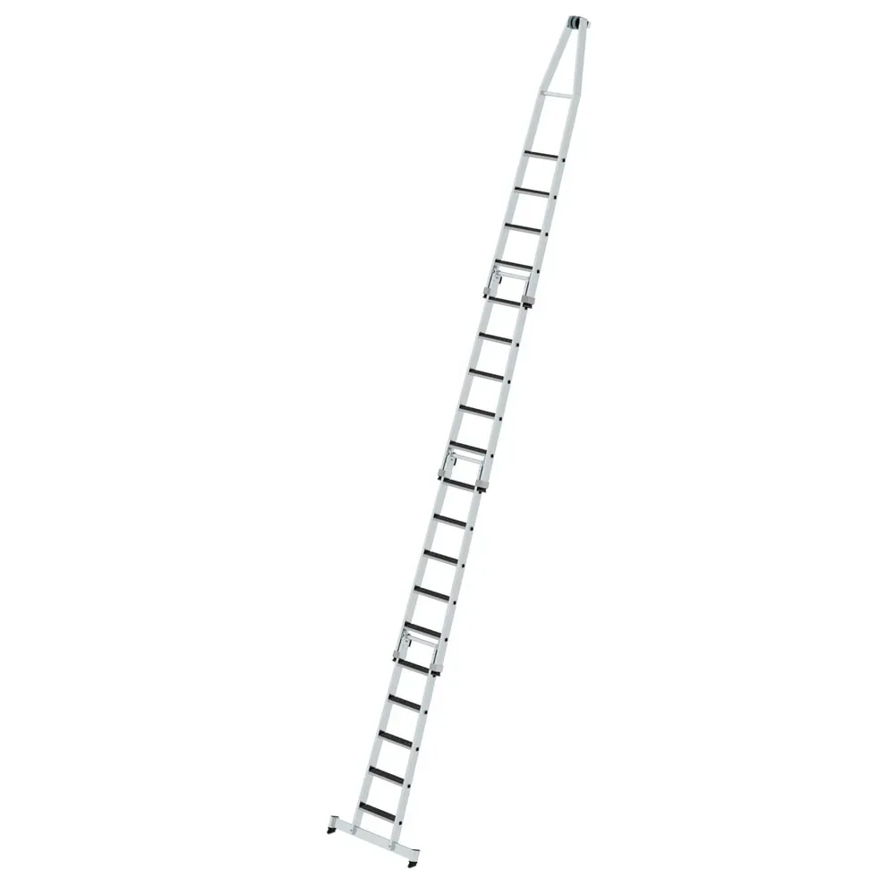 MUNK Günzburger Steigtechnik 040741 Aluminium Glasreinigerleiter Arbeitshöhe (max.): 470 cm