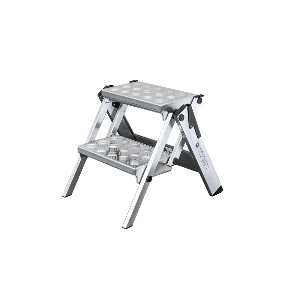 MUNK Günzburger Steigtechnik 54202 Aluminium Klapptritt Arbeitshöhe (max.): 2.45 m
