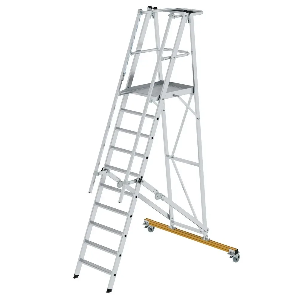 MUNK Günzburger Steigtechnik 52310 Aluminium Plattformleiter Montage mit Werkzeug Arbeitshöhe (max.): 4.3 m 49 kg