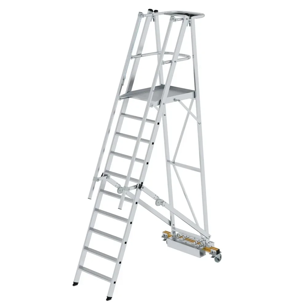 MUNK Günzburger Steigtechnik 52710 Aluminium Plattformleiter Montage mit Werkzeug Arbeitshöhe (max.): 4.3 m