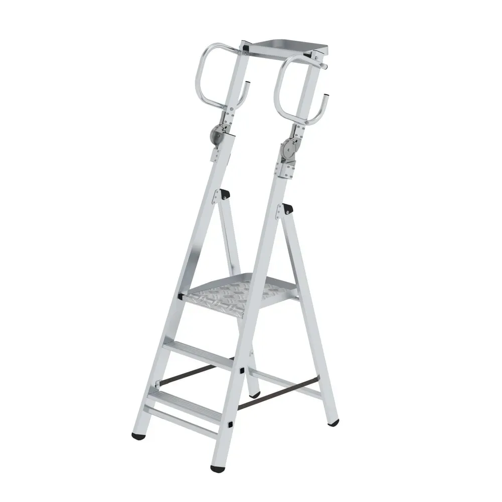 MUNK Günzburger Steigtechnik 052086 Aluminium Plattformleiter Arbeitshöhe (max.): 580 cm