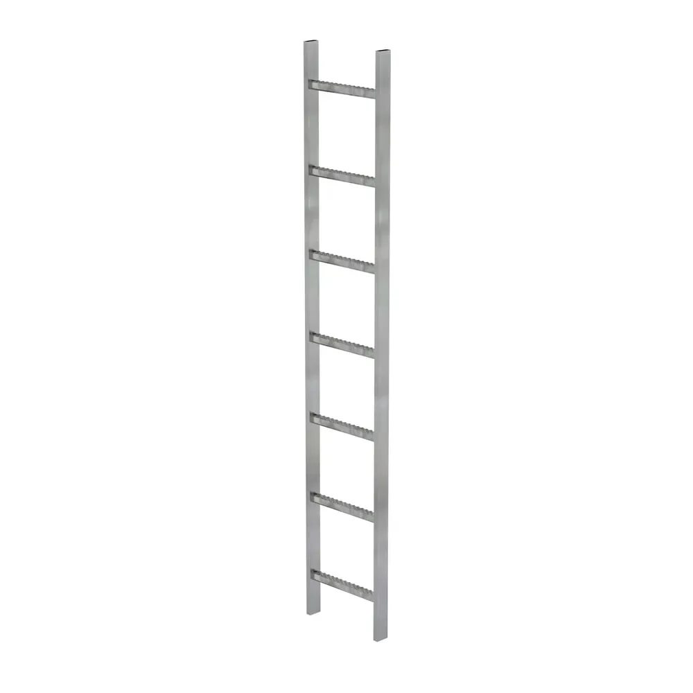 MUNK Schachtleiter Stahl verzinkt 300mm breit 7 Sprossen 1,96m lang