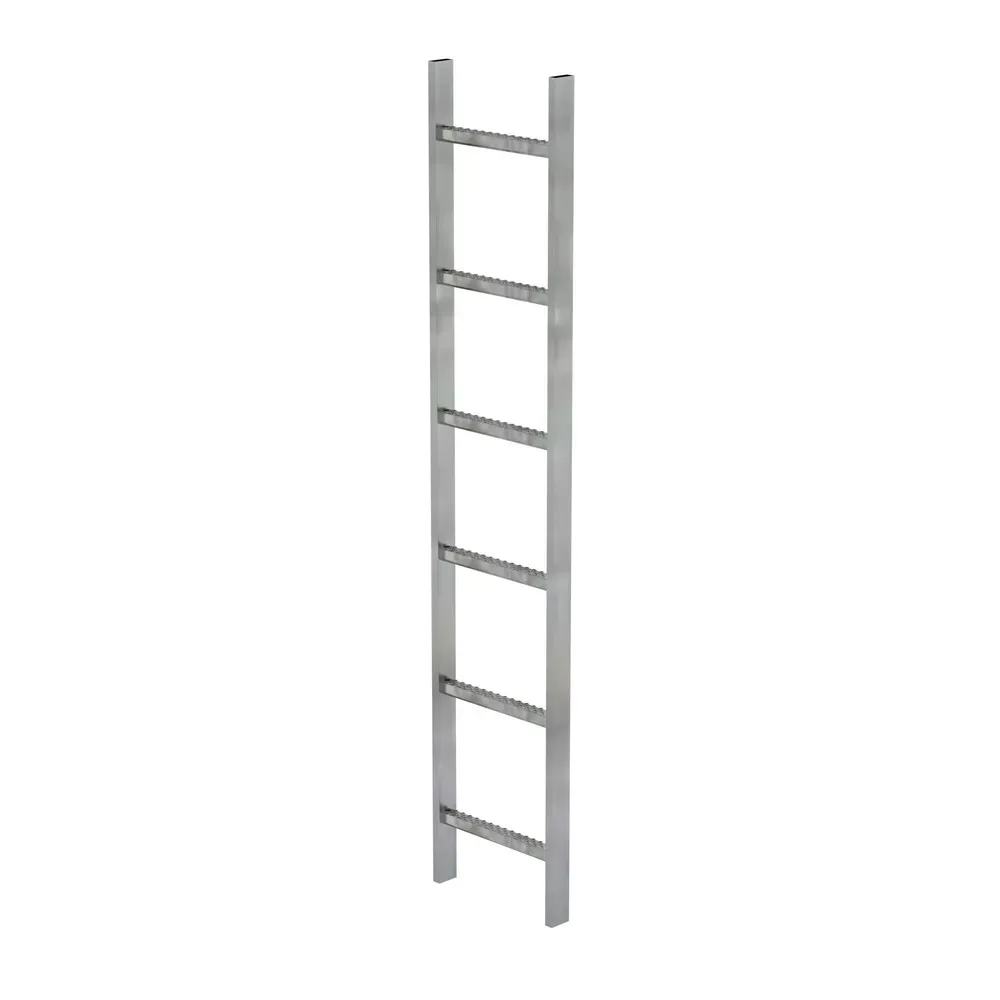 MUNK Schachtleiter Stahl verzinkt 300mm breit 6 Sprossen 1,68m lang