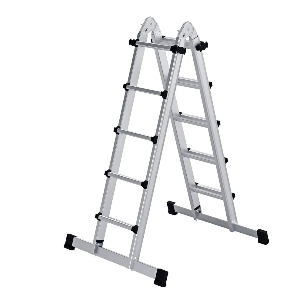 MUNK Günzburger Steigtechnik 32123 Aluminium Teleskopleiter Arbeitshöhe (max.): 6.4 m 18 kg