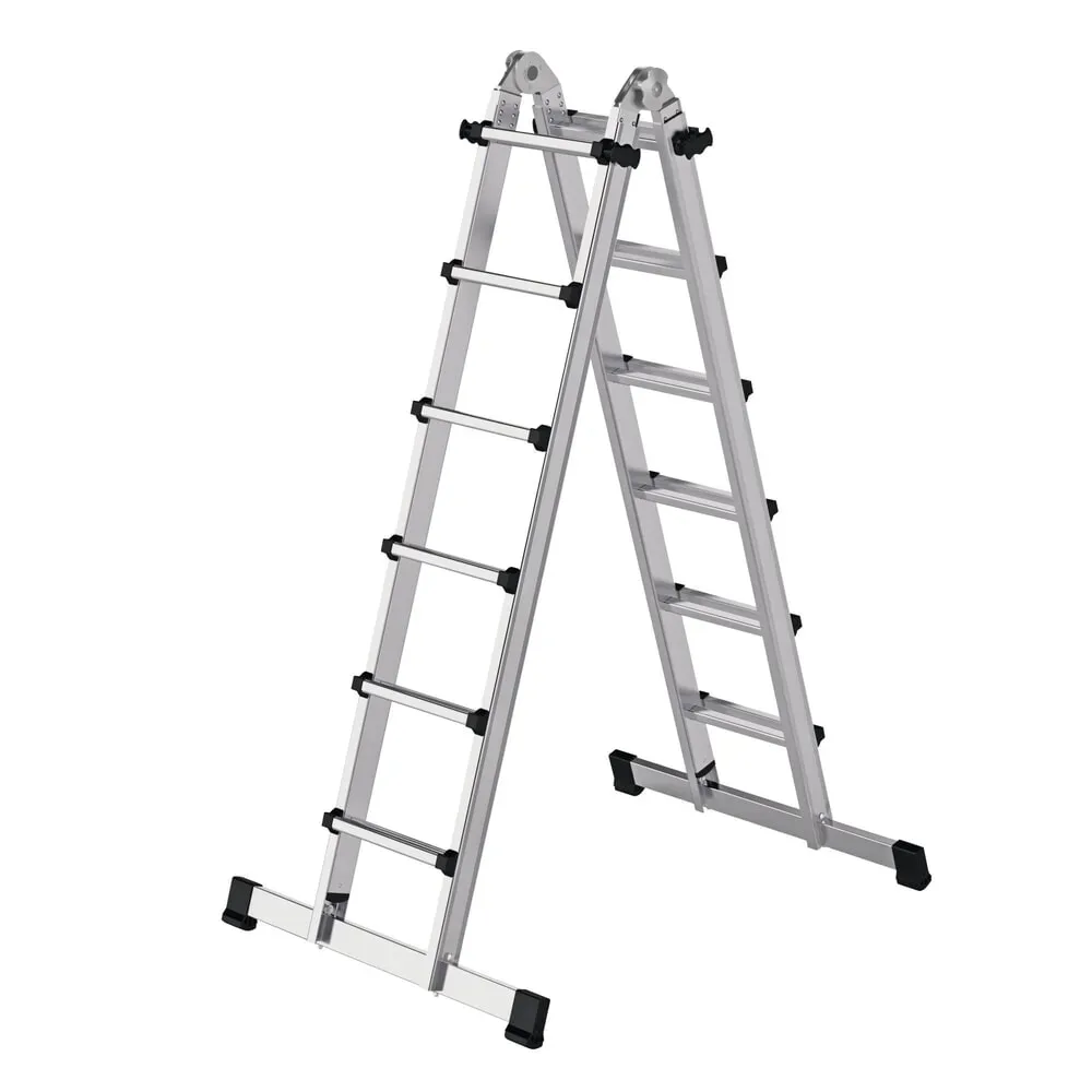 MUNK Günzburger Steigtechnik 32124 Aluminium Teleskopleiter Arbeitshöhe (max.): 7.5 m 21 kg