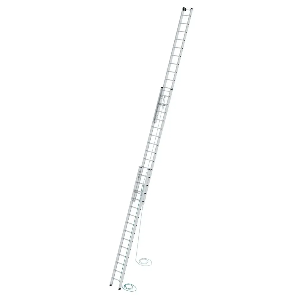 Munk Sprossen-Seilzugleiter 3-teilig ohne Traverse 3x14 Sprossen