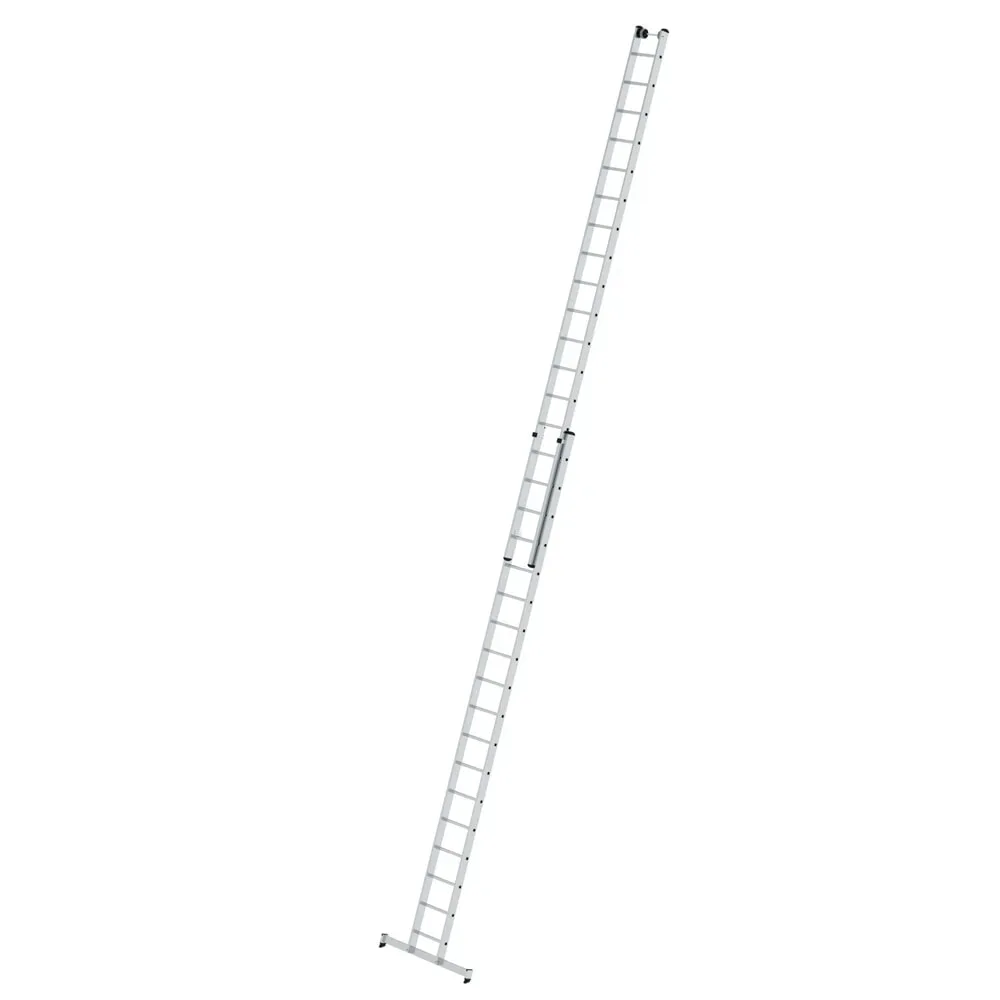 Munk Sprossen-Schiebeleiter 2-teilig mit nivello®-Traverse 2x18 Sprossen