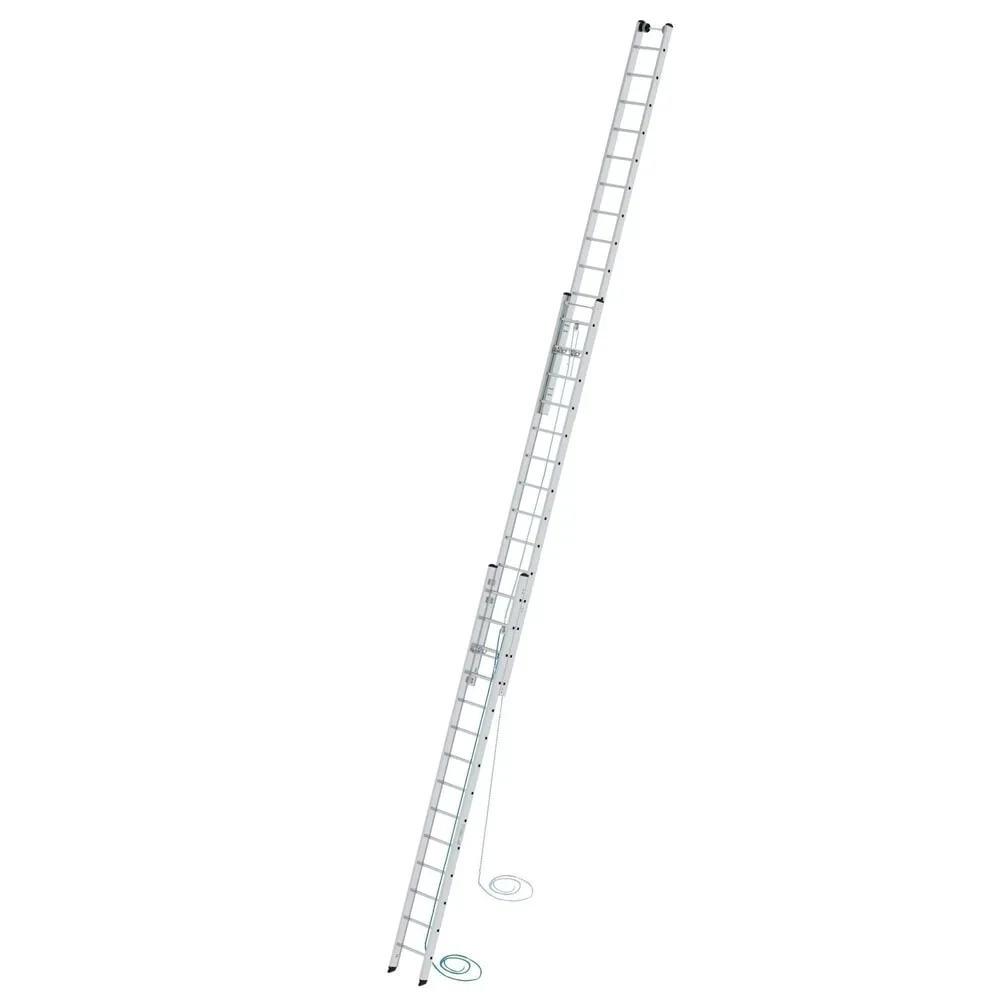 Munk Sprossen-Seilzugleiter 3-teilig ohne Traverse 3x16 Sprossen