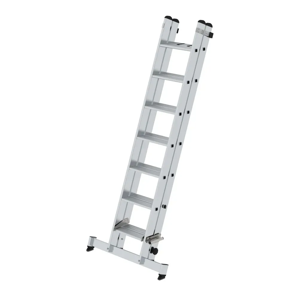MUNK Günzburger Steigtechnik 040660 Aluminium Stufen-Schiebeleiter Arbeitshöhe (max.): 500 cm 16.4 kg