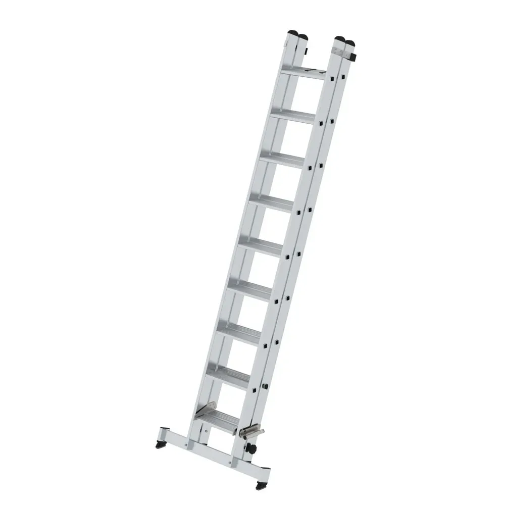 MUNK Günzburger Steigtechnik 040663 Aluminium Stufen-Schiebeleiter Arbeitshöhe (max.): 504 cm 18 kg
