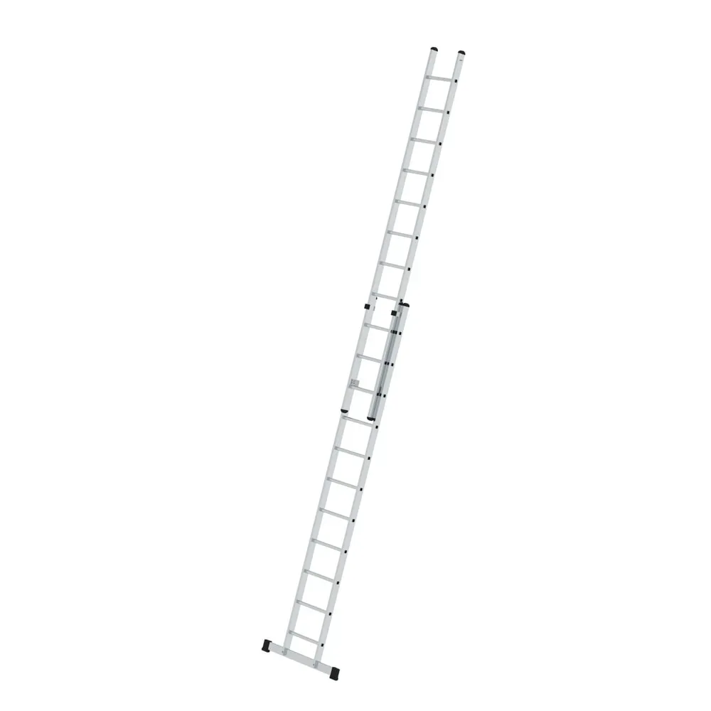 Munk Sprossen-Schiebeleiter mit Standard-Traverse 2x11 Sprossen