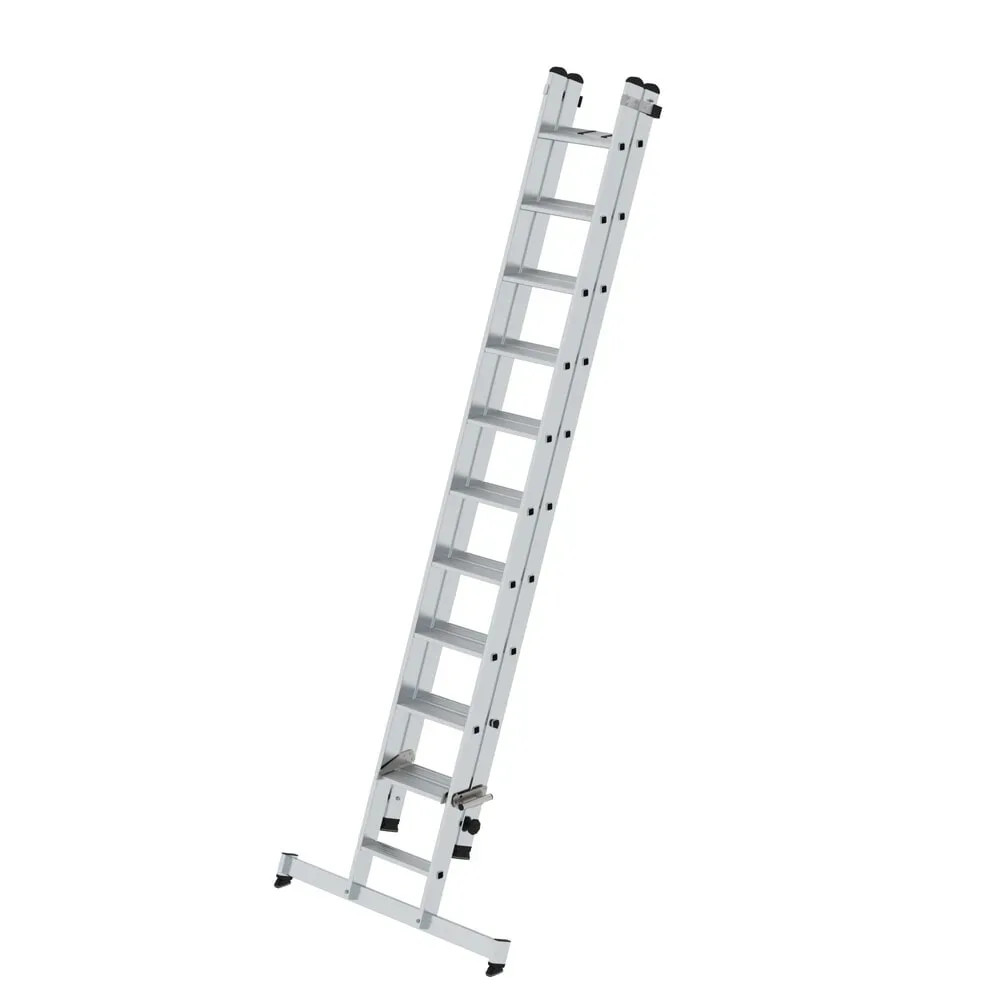 MUNK Günzburger Steigtechnik 040666 Aluminium Stufen-Schiebeleiter Arbeitshöhe (max.): 504 cm 19.3 kg