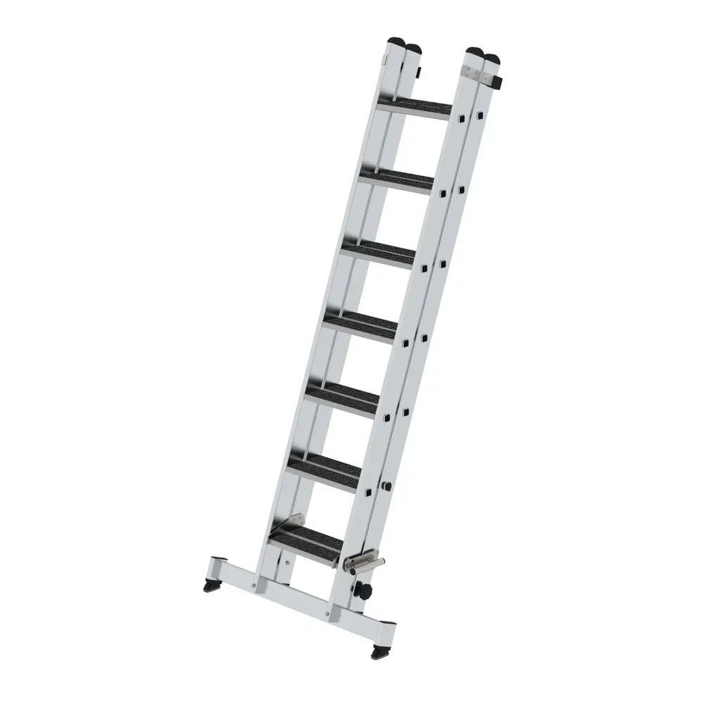 MUNK Günzburger Steigtechnik 040670 Aluminium Stufen-Schiebeleiter Arbeitshöhe (max.): 500 cm 18 kg