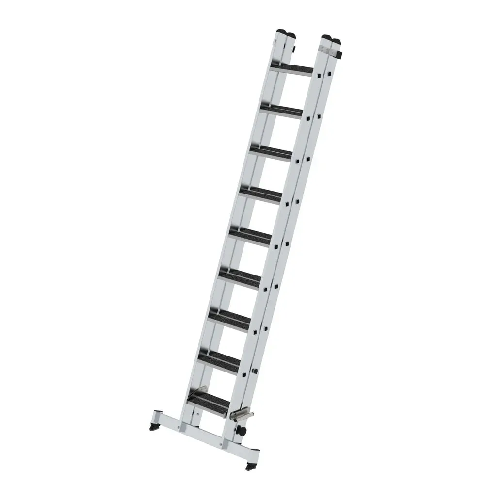 MUNK Günzburger Steigtechnik 040673 Aluminium Stufen-Schiebeleiter Arbeitshöhe (max.): 504 cm 20 kg