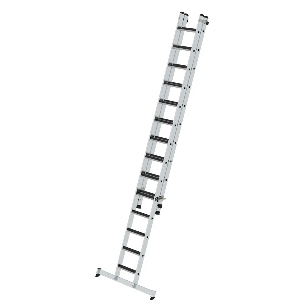 MUNK Günzburger Steigtechnik 040679 Aluminium Stufen-Schiebeleiter Arbeitshöhe (max.): 504 cm 24.3 kg
