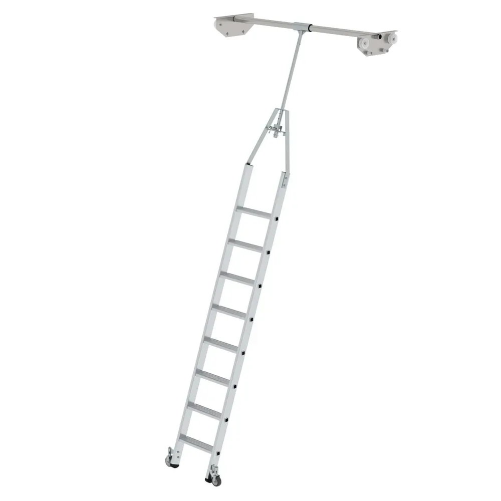 MUNK Günzburger Steigtechnik 44508 Aluminium Regalleiter Arbeitshöhe (max.): 3.91 m
