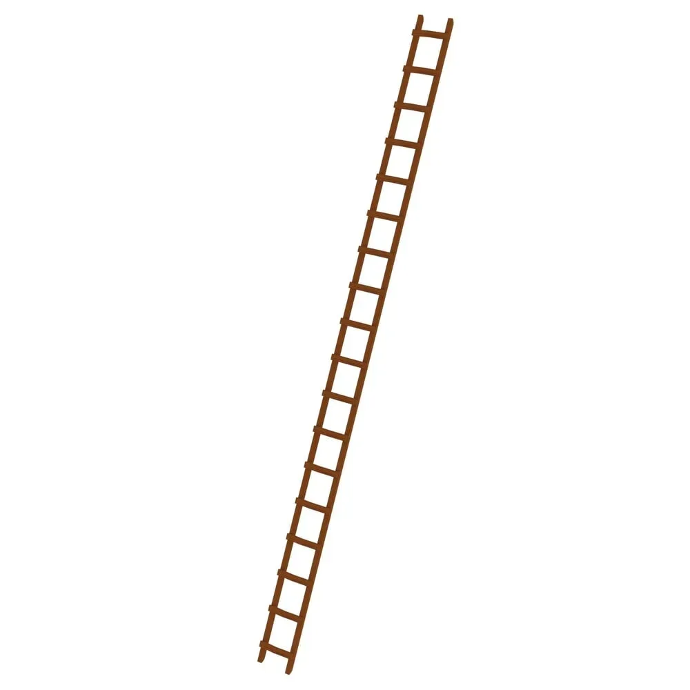MUNK Günzburger Steigtechnik 33124 Holz Dachleiter Braun 10.6 kg