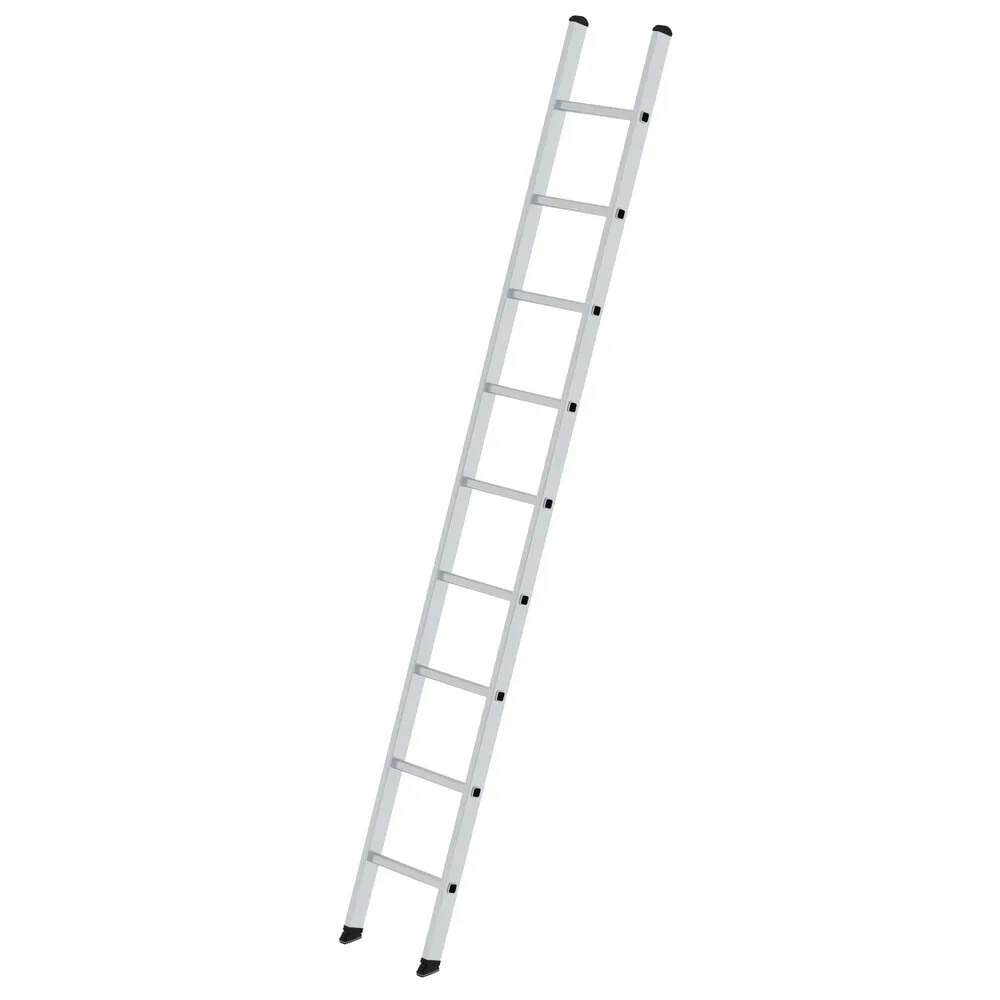 Sprossen-Anlegeleiter 350mm breit ohne Traverse 9 Sprossen
