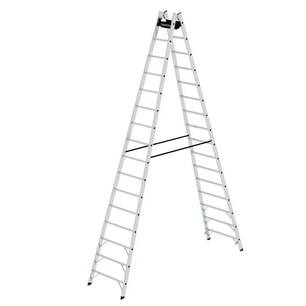 MUNK Günzburger Steigtechnik 33029 Aluminium Stufen-Stehleiter Arbeitshöhe (max.): 5.9 m