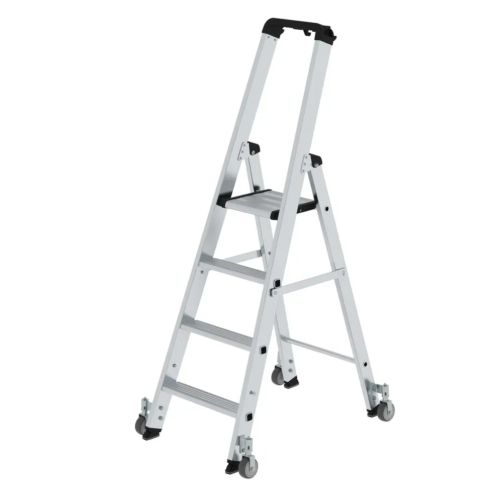 MUNK Günzburger Steigtechnik 41104 Aluminium Stufen-Stehleiter Arbeitshöhe (max.): 3 m 9.5 kg