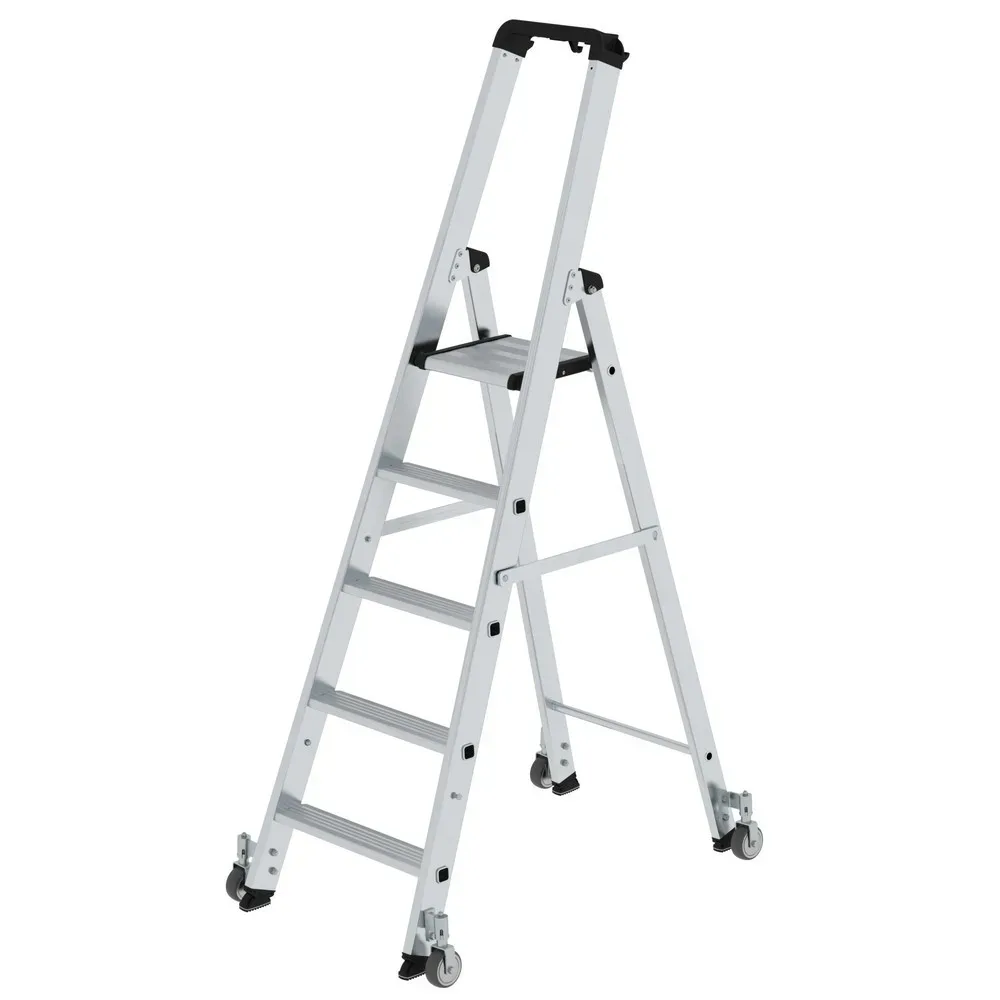 MUNK Günzburger Steigtechnik 41105 Aluminium Stufen-Stehleiter Arbeitshöhe (max.): 3.25 m 10.5 kg
