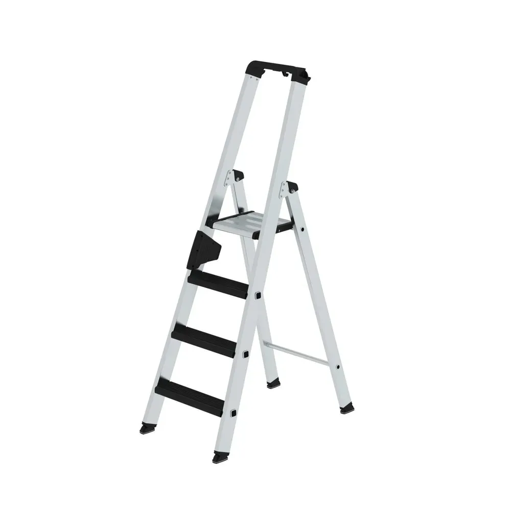 MUNK Günzburger Steigtechnik 42104 Aluminium Stufen-Stehleiter Arbeitshöhe (max.): 3 m