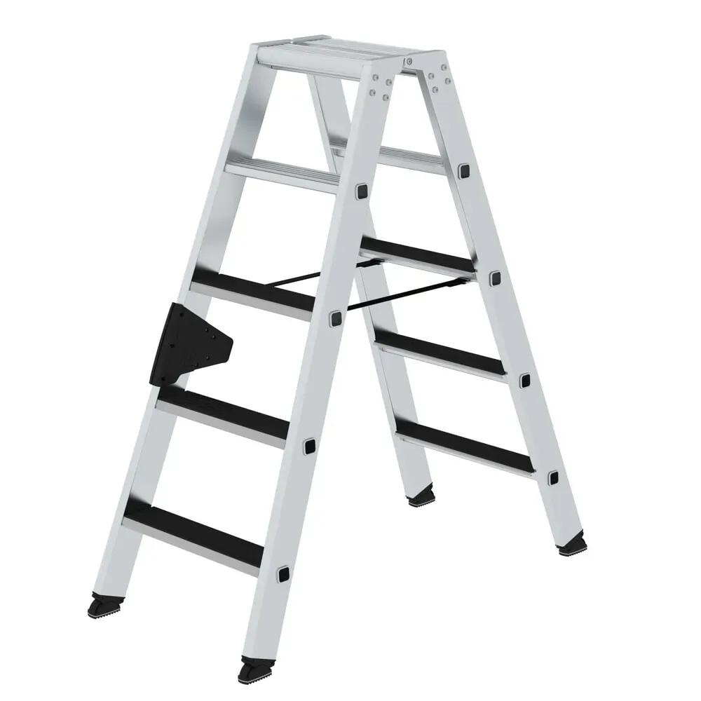 MUNK Günzburger Steigtechnik 41605 Aluminium Stufen-Stehleiter Arbeitshöhe (max.): 2.75 m 8.1 kg