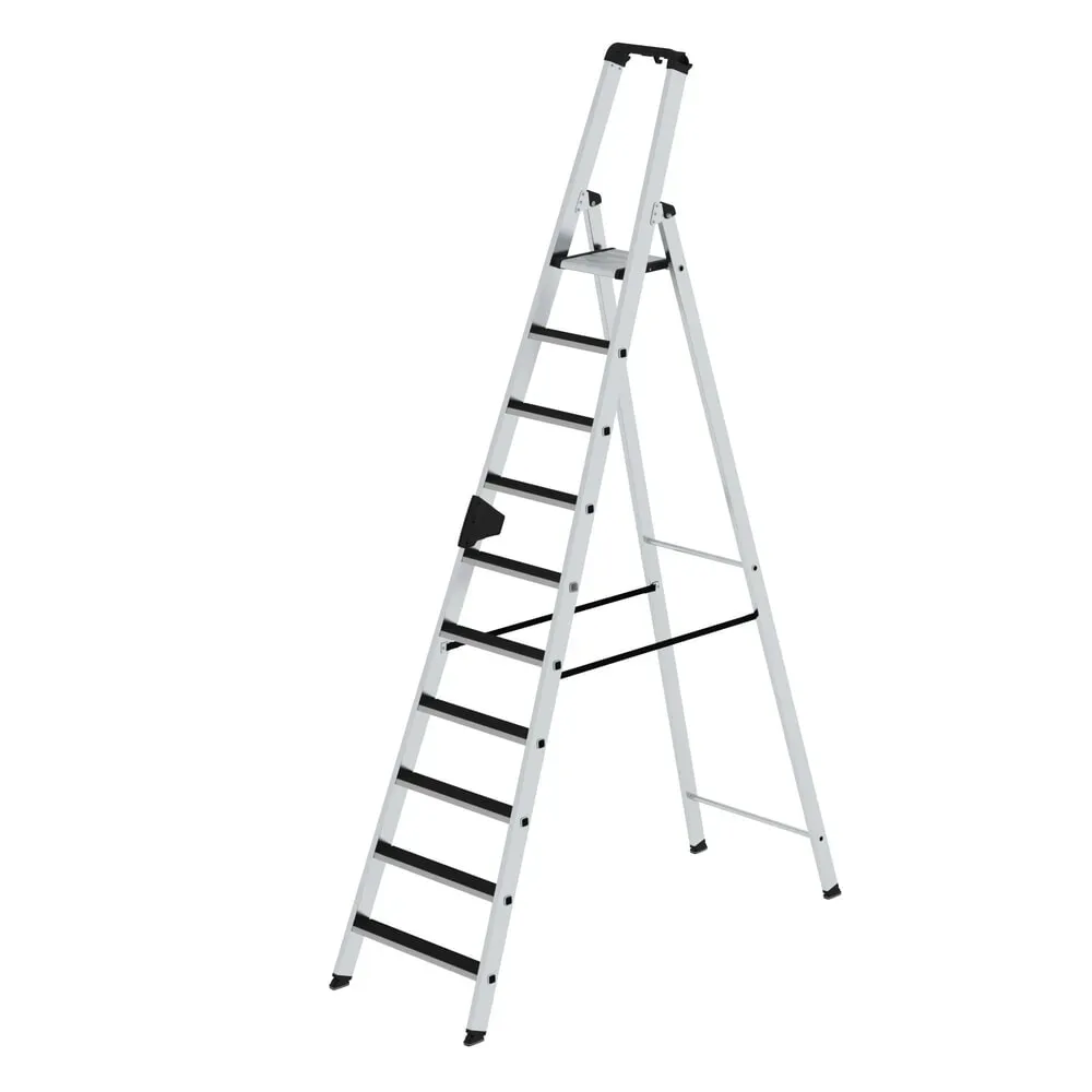 MUNK Günzburger Steigtechnik 41510 Aluminium Stufen-Stehleiter Arbeitshöhe (max.): 4.5 m 14.9 kg