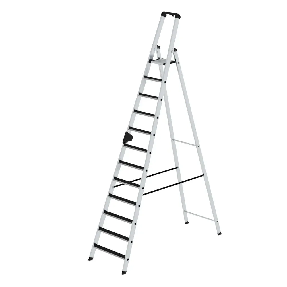 MUNK Günzburger Steigtechnik 41512 Aluminium Stufen-Stehleiter Arbeitshöhe (max.): 5 m 16.9 kg