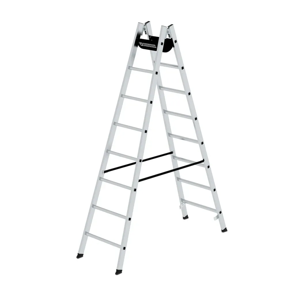 MUNK Günzburger Steigtechnik 33016 Aluminium Stufen-Stehleiter Arbeitshöhe (max.): 3.7 m