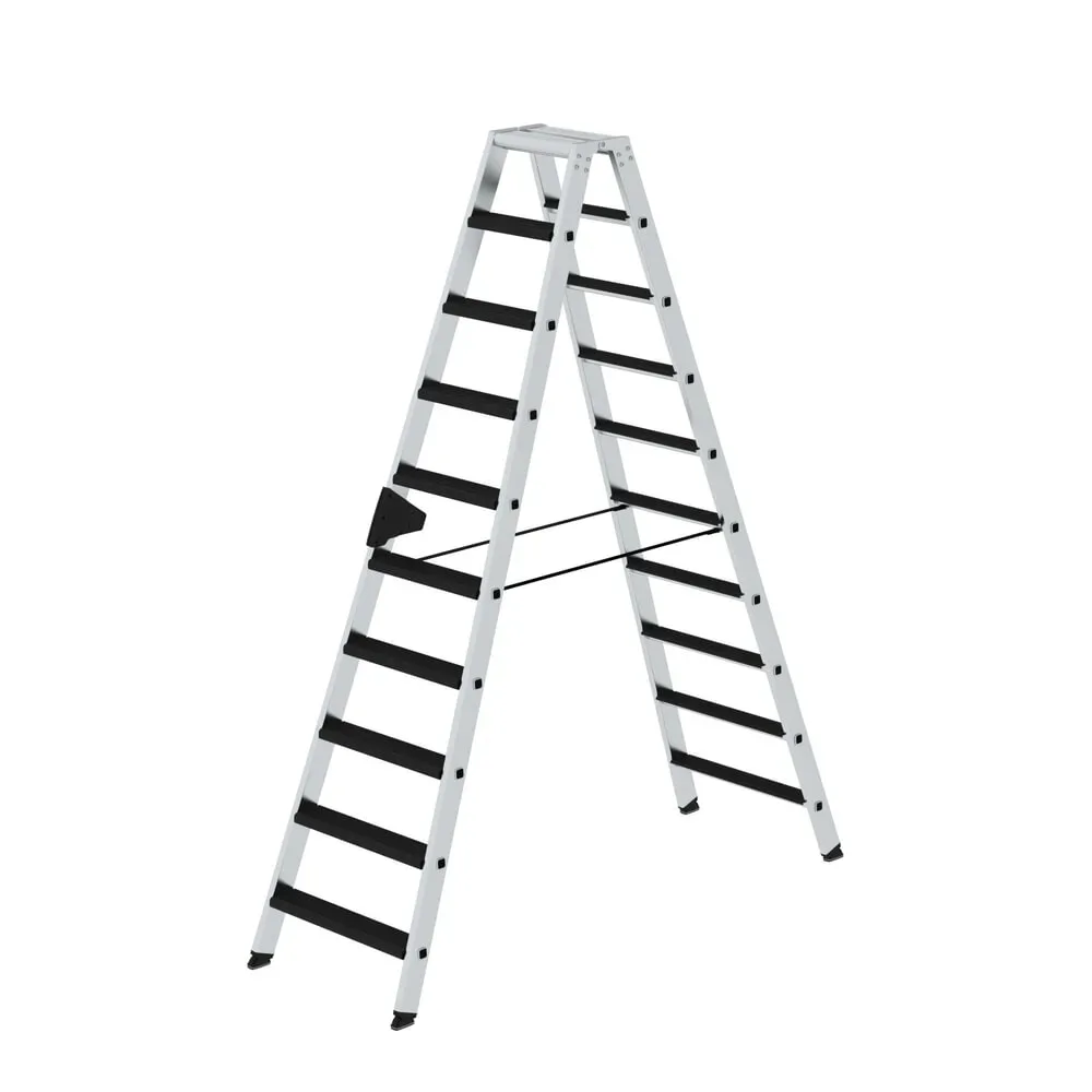 MUNK Günzburger Steigtechnik 42220 Aluminium Stufen-Stehleiter Arbeitshöhe (max.): 4 m