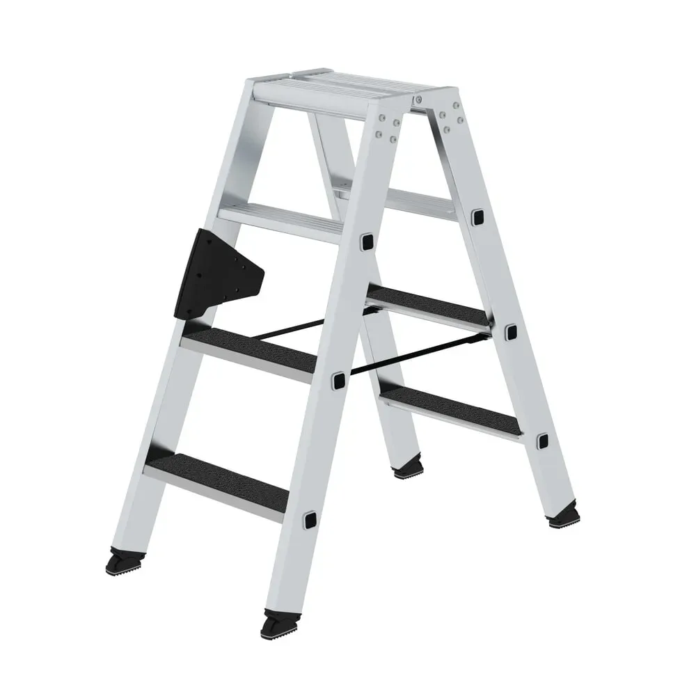 MUNK Günzburger Steigtechnik 41637 Aluminium Stufen-Stehleiter Arbeitshöhe (max.): 2.5 m 6.7 kg