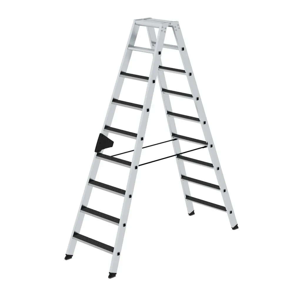 MUNK Günzburger Steigtechnik 41642 Aluminium Stufen-Stehleiter Arbeitshöhe (max.): 3.75 m