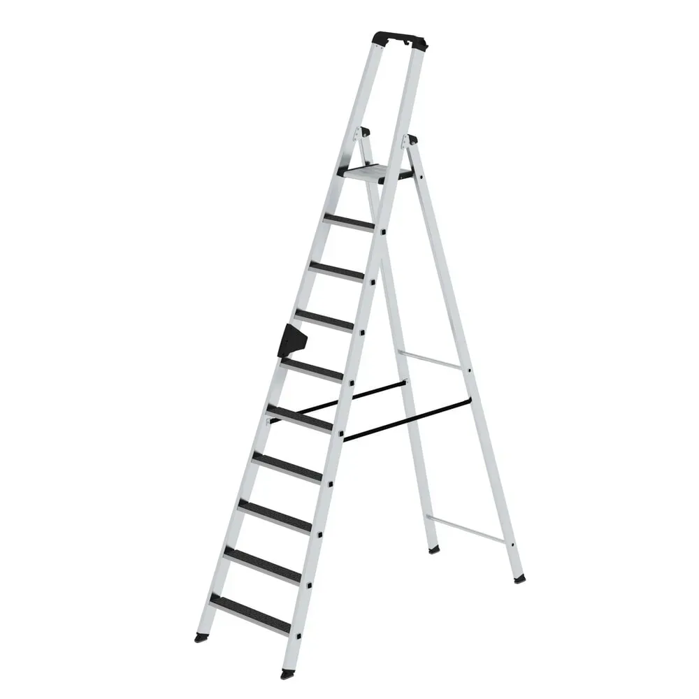 MUNK Günzburger Steigtechnik 41630 Aluminium Stufen-Stehleiter Arbeitshöhe (max.): 4.5 m 14.9 kg