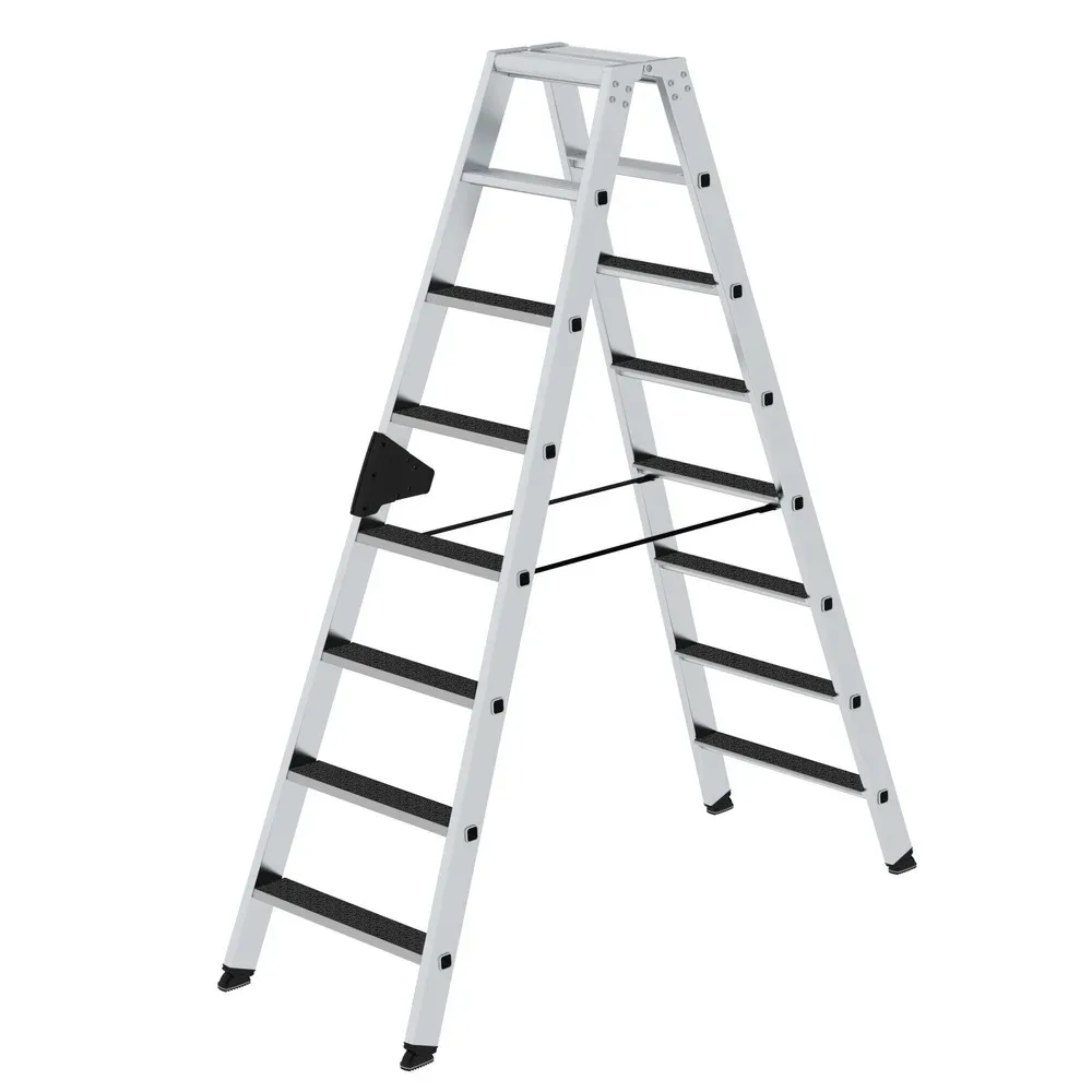 MUNK Günzburger Steigtechnik 41641 Aluminium Stufen-Stehleiter Arbeitshöhe (max.): 3.5 m 13.6 kg
