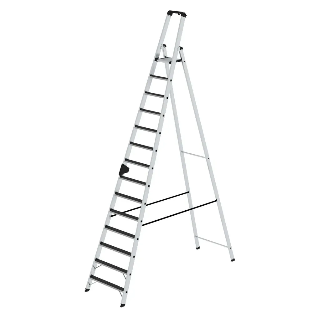 MUNK Günzburger Steigtechnik 41634 Aluminium Stufen-Stehleiter Arbeitshöhe (max.): 5.5 m