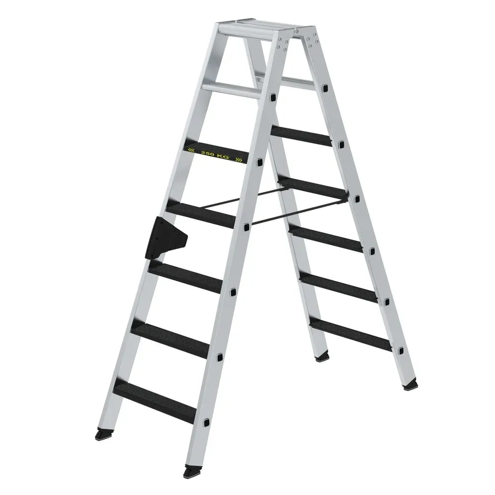 MUNK Günzburger Steigtechnik 43807 Aluminium Stufen-Stehleiter Arbeitshöhe (max.): 3.25 m