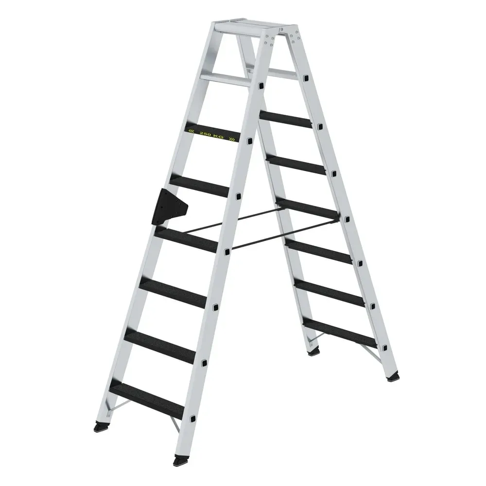MUNK Günzburger Steigtechnik 43808 Aluminium Stufen-Stehleiter Arbeitshöhe (max.): 3.5 m 14.9 kg
