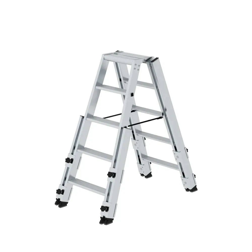 MUNK Günzburger Steigtechnik 042710 Aluminium Stufen-Stehleiter 13.6 kg