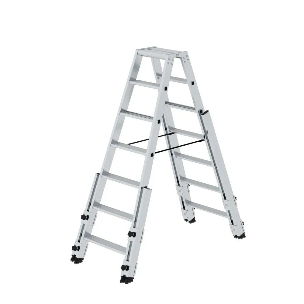 MUNK Günzburger Steigtechnik 042714 Aluminium Stufen-Stehleiter 16.5 kg