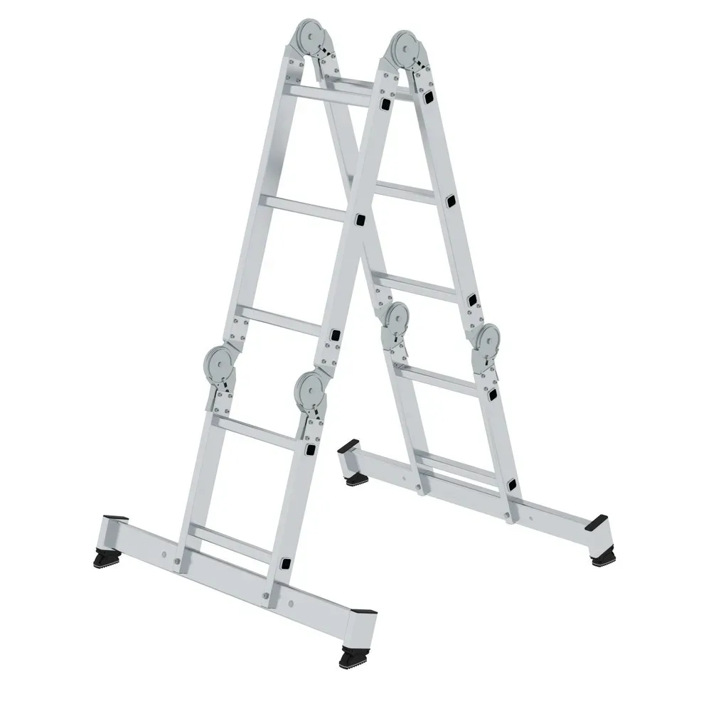 MUNK Günzburger Steigtechnik 031320 Aluminium Sprossen-Vielzweckleiter 18 kg