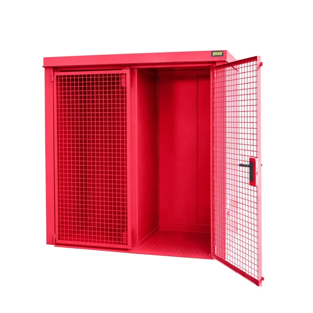 Bauer® Gasflaschen-Container GFC-B/W M1, lackiert, Feuerrot